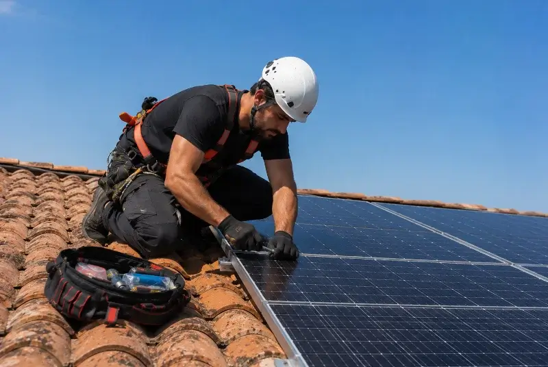 Maintenance et monitoring de panneaux solaires à Campbon
